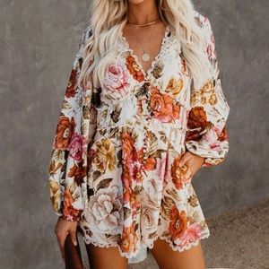 VICI Floral Romper